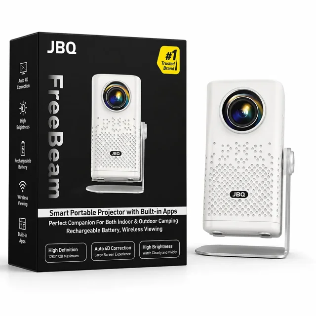 ویدئو پروژکتور هوشمند قابل حمل JBQ FreeBeam