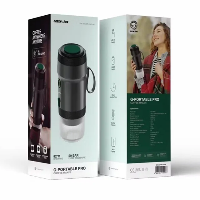 اسپرسو ساز شارژی گرین لاین مدل G-PORTABLE PRO