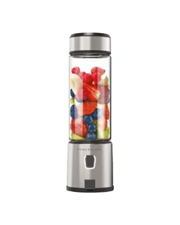 شیکرشارژی و مخلوط کن پاورولوژی Powerology 6-Blades Portable Juicer and Blender P6BPJBK