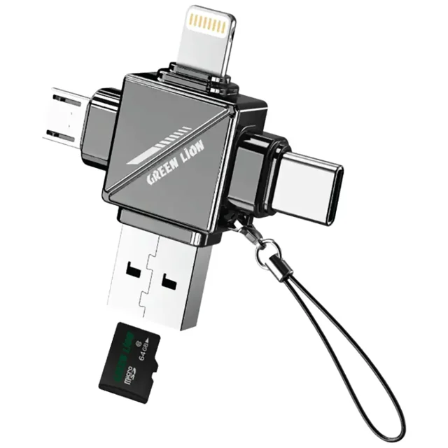 کارت‌خوان 4 در 1 گرین لاین مدل TF Card Reader