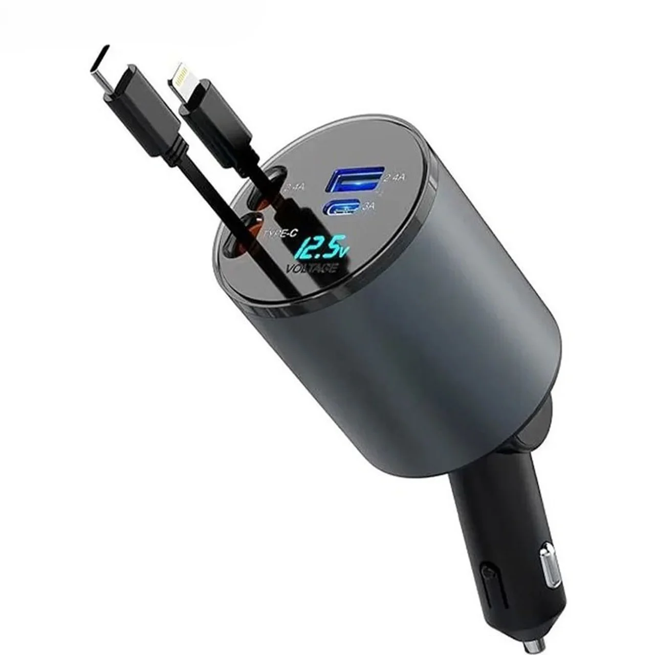 شارژر فندکی گرین لاین مدل Green Lion 4 In 1 Car Charger